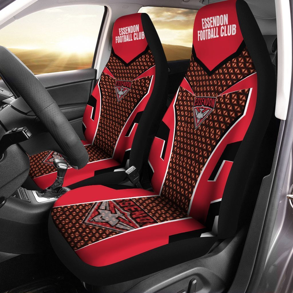 HOT Essendon Football Club Reds 3D Seat Car Cover2