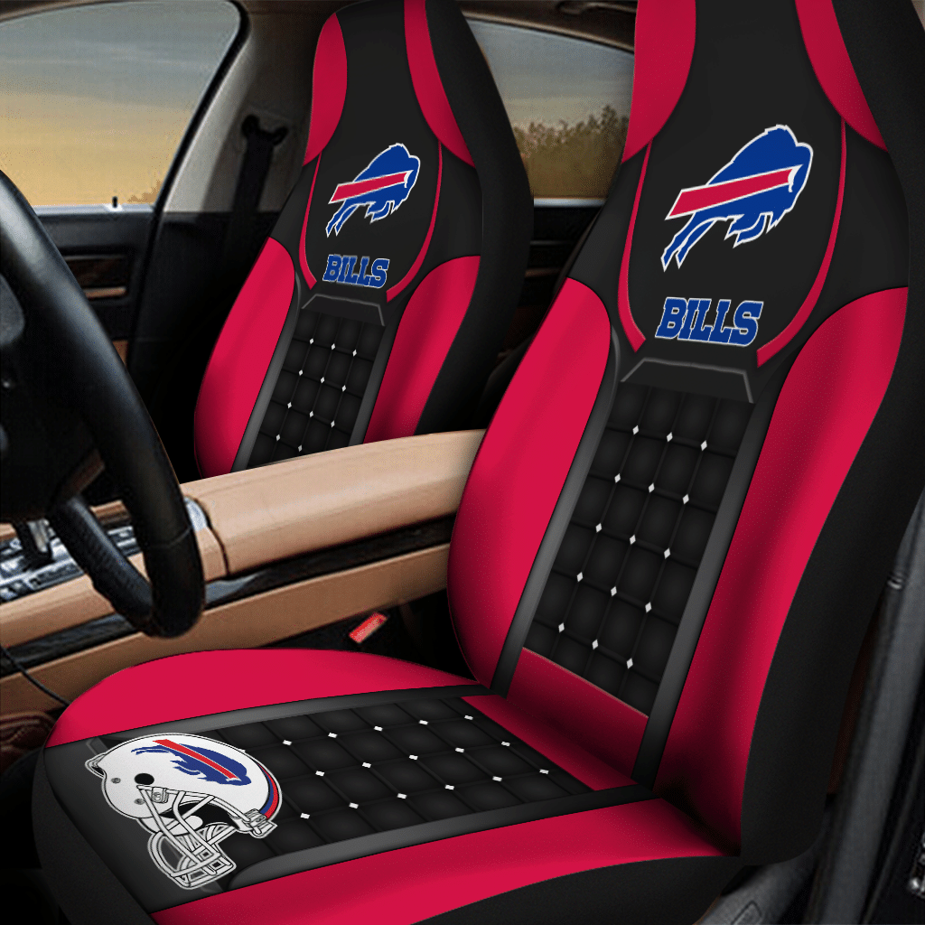 HOT NFL Team Buffalo Bills Red 3D Seat Car Cover1