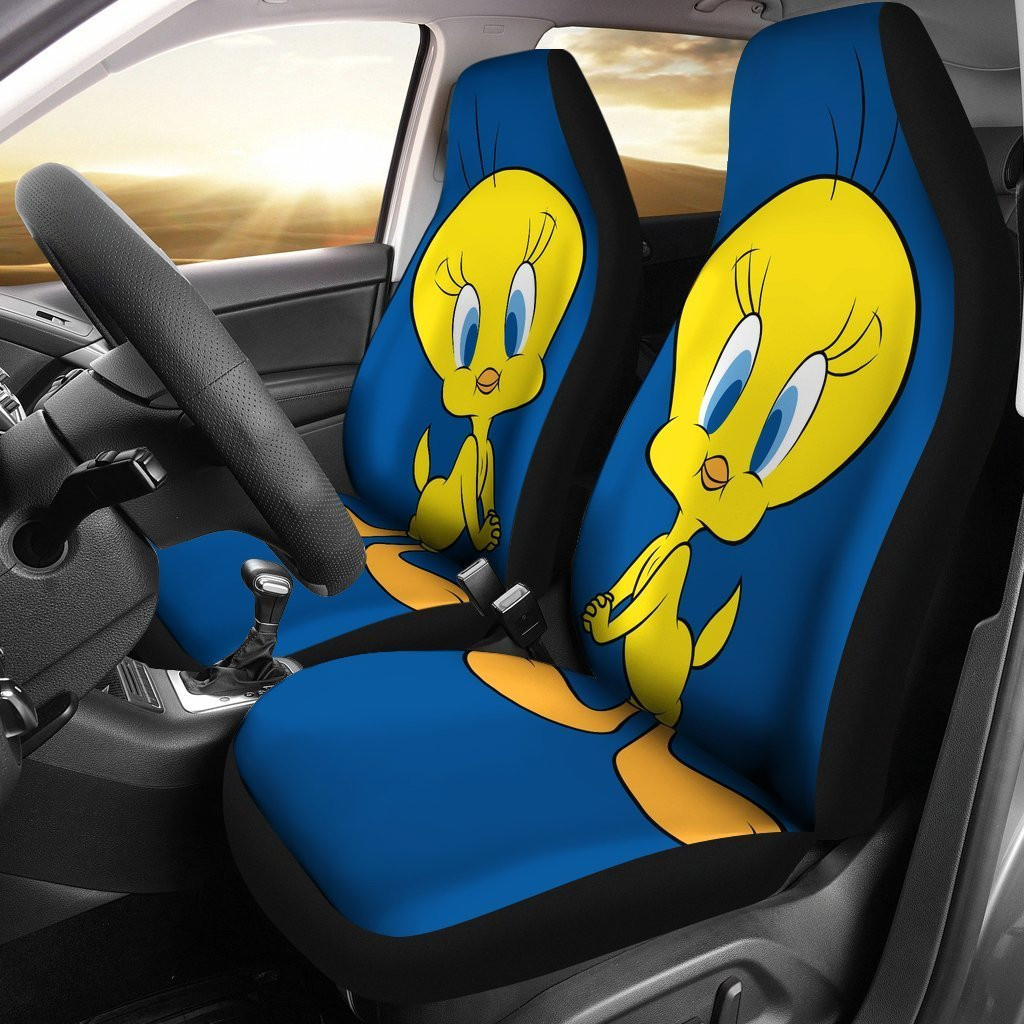 HOT Disney Looney Tunes Tweety Birds 3D Seat Car Cover2