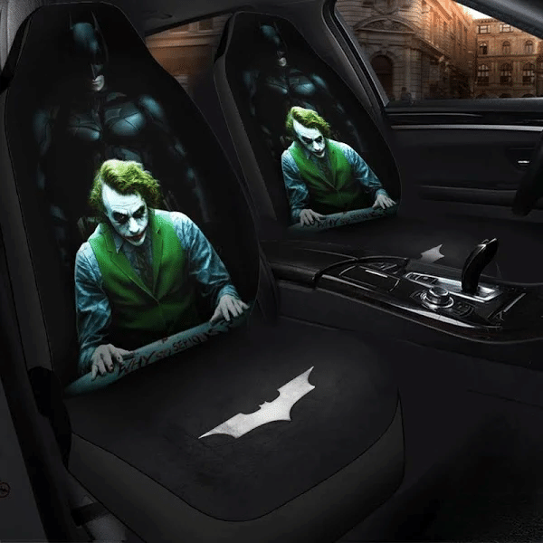 HOT Batman vs Joker The Dark Knight DC Comics 3D Seat Car Cover1