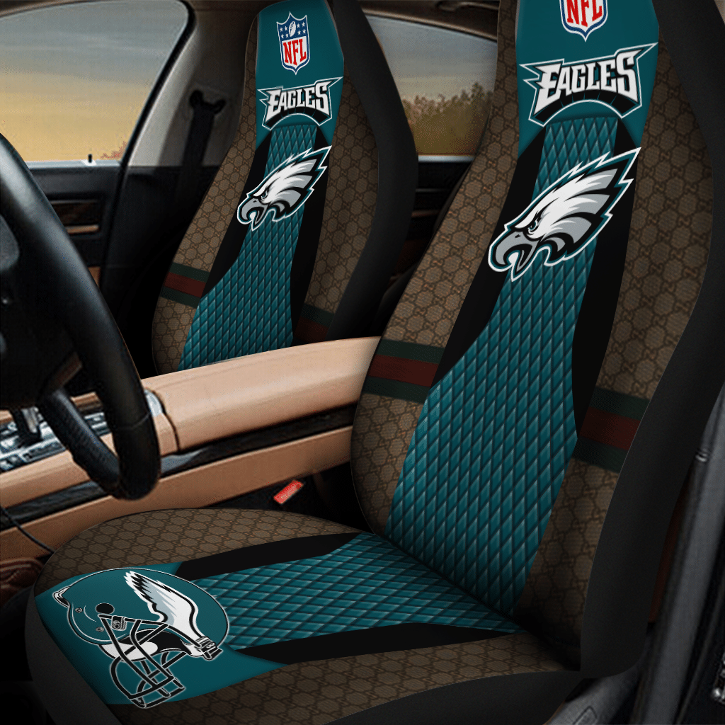 HOT NFL Team Philadelphia Eagles 3D Seat Car Cover1