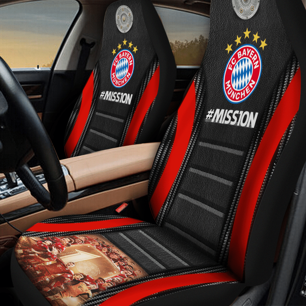 HOT Mission Fc Bayern Munchen 3D Seat Car Cover1