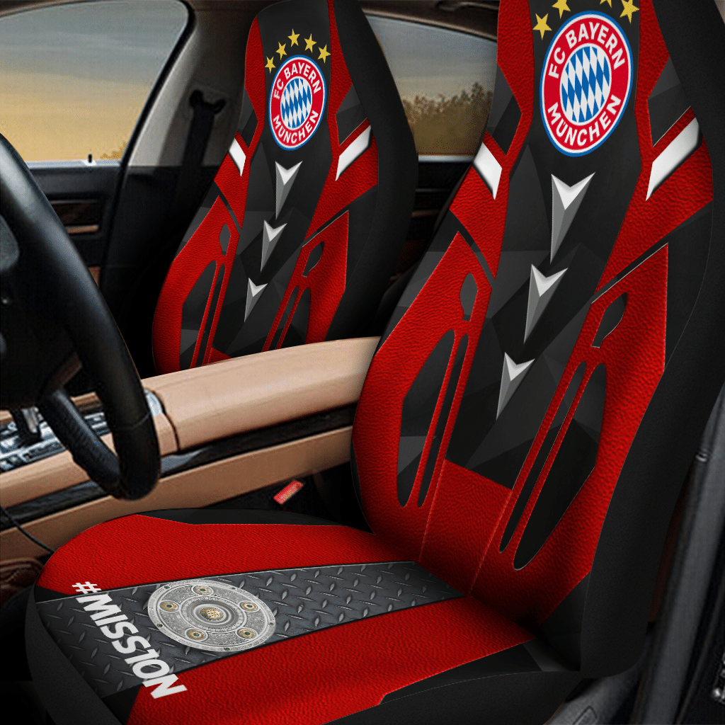 HOT Mission Fc Bayern Munchen Red 3D Seat Car Cover1