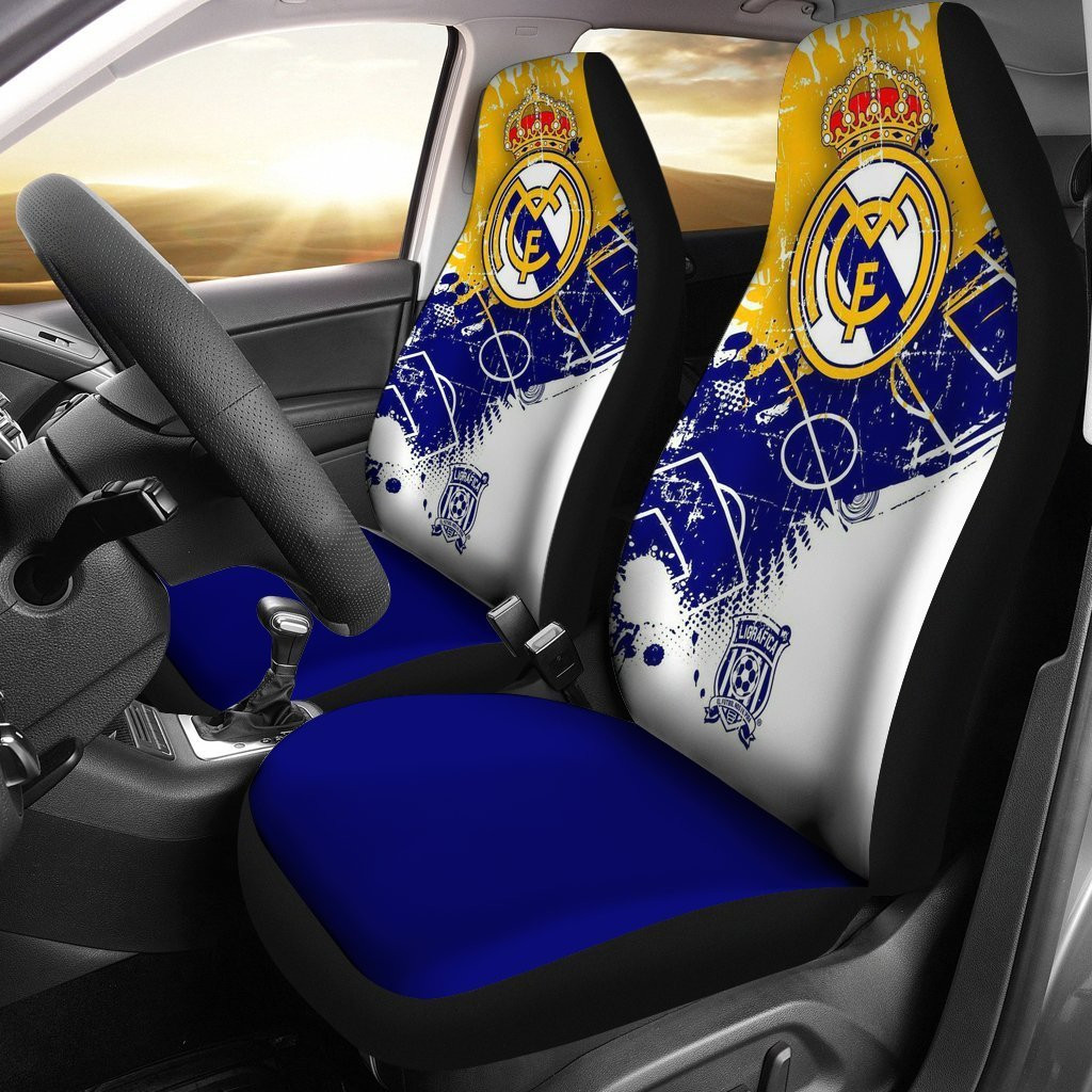 HOT Real Madrid Navy 3D Seat Car Cover2