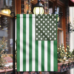 Shamrock American Flag - Garden Flag - Double Sided House Flag - Indoor Outdoor Decor