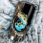 Bass Fishing Stainless Steel Tumbler Cup 20 oz - Travel Mug - Colorful-Tumbler Cup 20oz