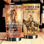 To My Son - I Pray You'll Always Be Safe Stainless Steel Tumbler Cup 20 oz - Travel Mug - Colorful-Tumbler Cup 20oz