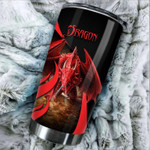 Dragon & Dungeon Tattoo Stainless Steel Tumbler Cup 20 oz - Travel Mug - Colorful-20 oz