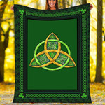 St. Patrick's Day Irish Protection Gift Fleece Blanket