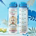 Go Fuh Yourself Meditation Personalized KD2 HNH2408017 Water Tracker Bottle-32 oz