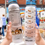 Beagle Facts MDA2907001 Water Tracker Bottle-32 oz
