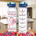 Breast Cancer HRA0704001 Water Tracker Bottle-32 oz