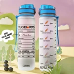 Teacher Facts Personalized HHA1808045 Water Tracker Bottle-32 oz