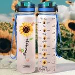 Sunflower Charming PYZ2808020 Water Tracker Bottle-32 oz