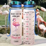 Flamingo PYV0409006 Water Tracker Bottle-32 oz