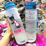 BCA Paws For The Cure Chihuahua HHW1206005 Water Tracker Bottle-32 oz