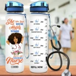 Afro Nurse MDW1108001 Water Tracker Bottle-32 oz