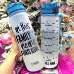 Family Diabetes NPA1706019 Water Tracker Bottle-32 oz