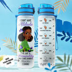 Afro Women Personalized HHW1808002 Water Tracker Bottle-32 oz