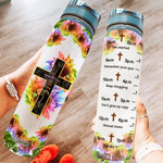 Sunflower Faith HAL2707016 Water Tracker Bottle-32 oz