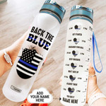 Police Personalized PYK1708020 Water Tracker Bottle-32 oz