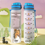 Shetland Sheepdog Facts MDA1708008 Water Tracker Bottle-32 oz