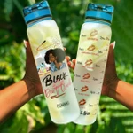 Black Women Beauty HHW2904007 Water Tracker Bottle-32 oz