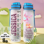 Book Lover Personalized HLV1409009 Water Tracker Bottle-32 Oz