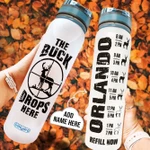 Deer Hunting Personalized THZ1609026 Water Tracker Bottle-32 Oz