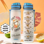 Sloth Personalized HTR3009022 Water Tracker Bottle-32 Oz