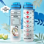 Nurse Facts Personalized MDA2508019 Water Tracker Bottle-32 oz