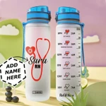 Nurse NS Personalized MDA0409044 Water Tracker Bottle-32 oz