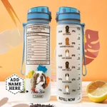Cavalier King Charles Spaniel Facts Personalized HLA2707037 Water Tracker Bottle-32 oz