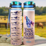 Horse Riding HLV1609006 Water Tracker Bottle-32 Oz