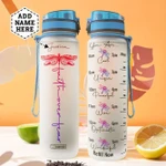 Dragonfly Personalized HLV2608031 Water Tracker Bottle-32 oz