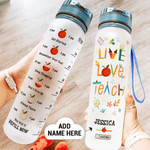 Kindergarten Teacher Personalized PYY2108024 Water Tracker Bottle-32 oz