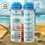 Personalized Beach Relax TTZZ0704003Z Water Tracker Bottle-32 Oz