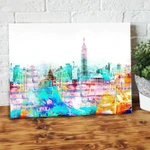 Downtown Art Full Printing Abstract Wall Art Canvas-10x8in