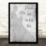 Becky Hill I Could Get Used To This Grey Man Lady Dancing Song Lyric Art Print