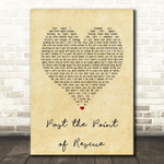 Hal Ketchum Past the Point of Rescue Vintage Heart Song Lyric Art Print