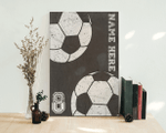 Personalized Custom Soccer - Matte Canvas