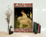 Gardening If You Have Garden And A Library - Matte Canvas