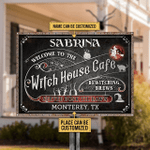 Witch House Cafe Custom Classic Metal Signs, Personalized Witch Sign, Coffe Home Decor