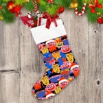 Party In The Style Of The 80s And 90s Christmas Stocking