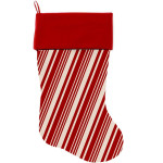 Cool Christmas Gift Christmas Stocking Red Classic Candy Cane Stripes