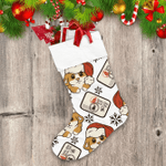 Letter For Santa Claus Corgi Dog In Santas Hat Christmas Stocking