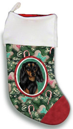 Amazing Dachshund Christmas Stocking Christmas Gift Red And Green Tree Candy Cane