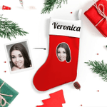 Custom Face Christmas Stocking Christmas Gift Add Pictures And Name