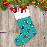 Christmas With Dogs In Colorful Sweaters Christmas Stocking