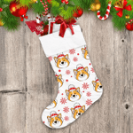 Christmas Card Dog Corgi On A White Background Christmas Stocking
